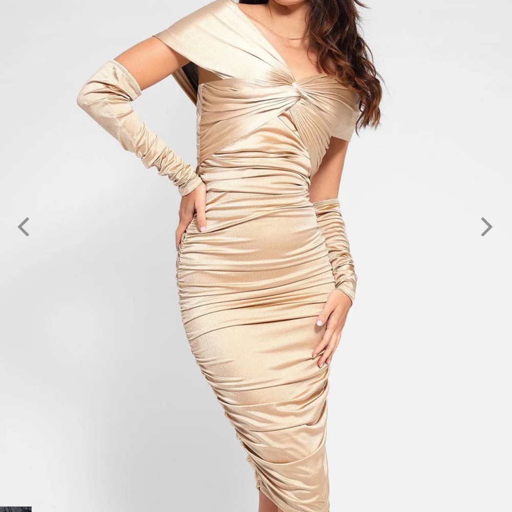 Popilush built in shapewear teal Dress (darker than pictured - Picture 6 of 13